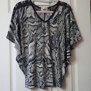 Snake Print Blouse